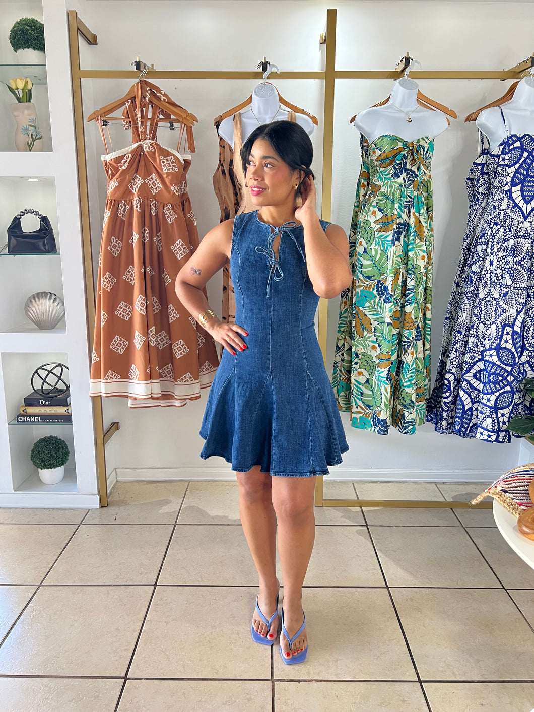 Madeline Denim Mini Dress