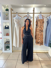 Load image into Gallery viewer, Black Halter Jumpsuit
