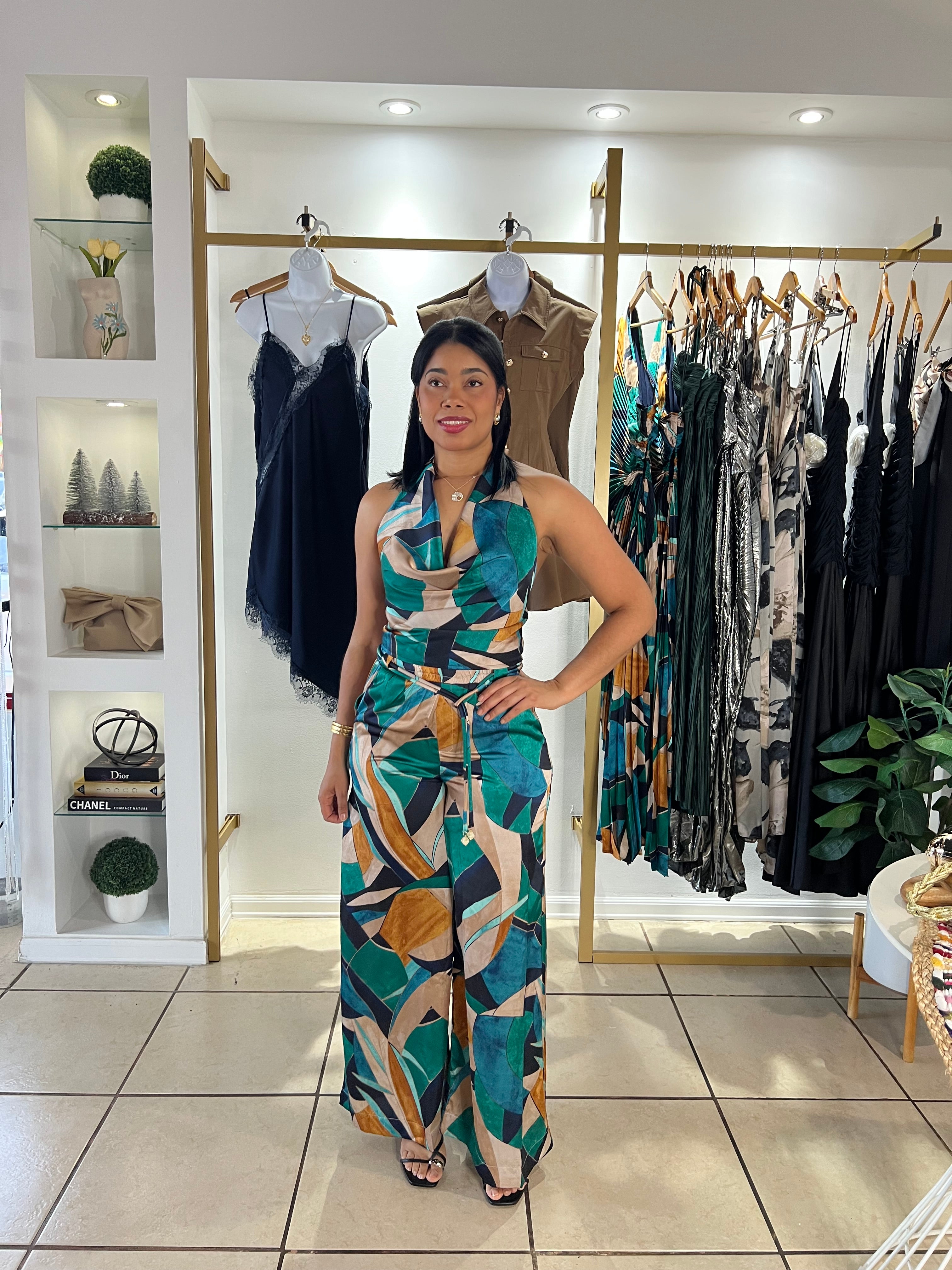 Palm Mirage Pant Set