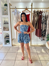 Load image into Gallery viewer, Denim Tube Romper

