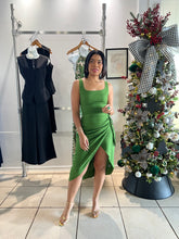 Load image into Gallery viewer, Ibiza green midi dress
