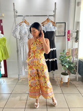 Load image into Gallery viewer, Tropical pink lemonade jumpsuit
