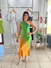 Load image into Gallery viewer, Ibiza Sunset Midi Dress
