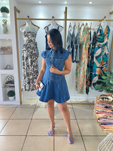 Load image into Gallery viewer, Selene Indigo Denim Mini Dress
