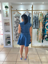 Load image into Gallery viewer, Selene Indigo Denim Mini Dress
