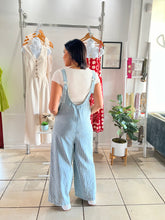 Load image into Gallery viewer, Light stripe acid denim overall
