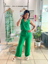 Load image into Gallery viewer, Kelly green pant set
