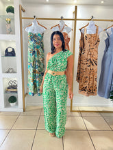 Load image into Gallery viewer, Sofia Green Jumpsuit
