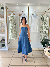 Load image into Gallery viewer, Denim On My Mind Midi Dress
