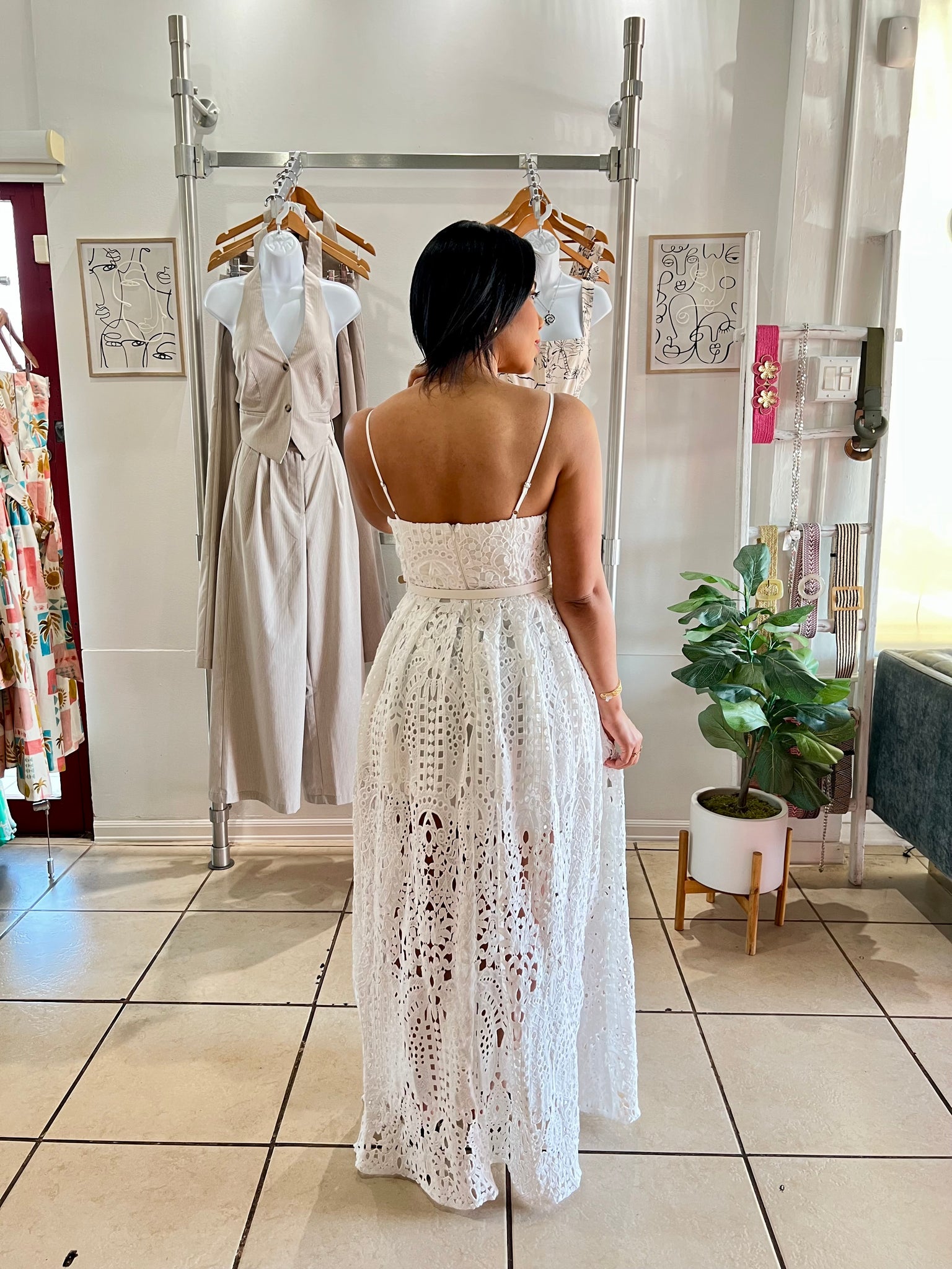 Isabela Lace Crochet Maxi dress Isabela Lace Crochet Maxi dress