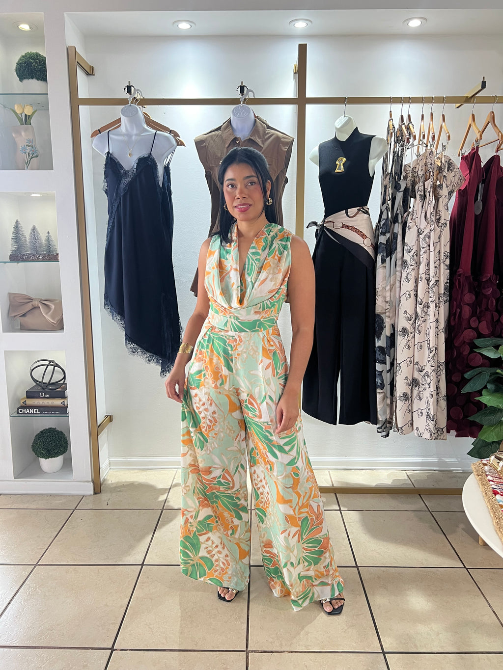 Green Garden Jumpsuit